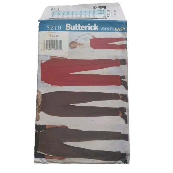 Ladies Dress Slack Pattern 5210 Uncut Factory Folded Size 12, 14, 16 Vintage 80s - Picture 1 of 6